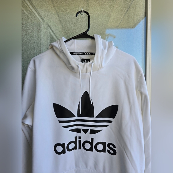 Adidas White Hoodie for Men - Picture 6 of 10